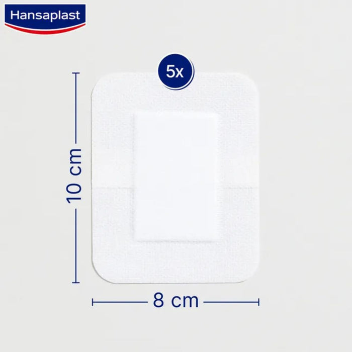 Hansaplast Wundverband Steril Sensitive 8x10cm, 5 pc Pansement