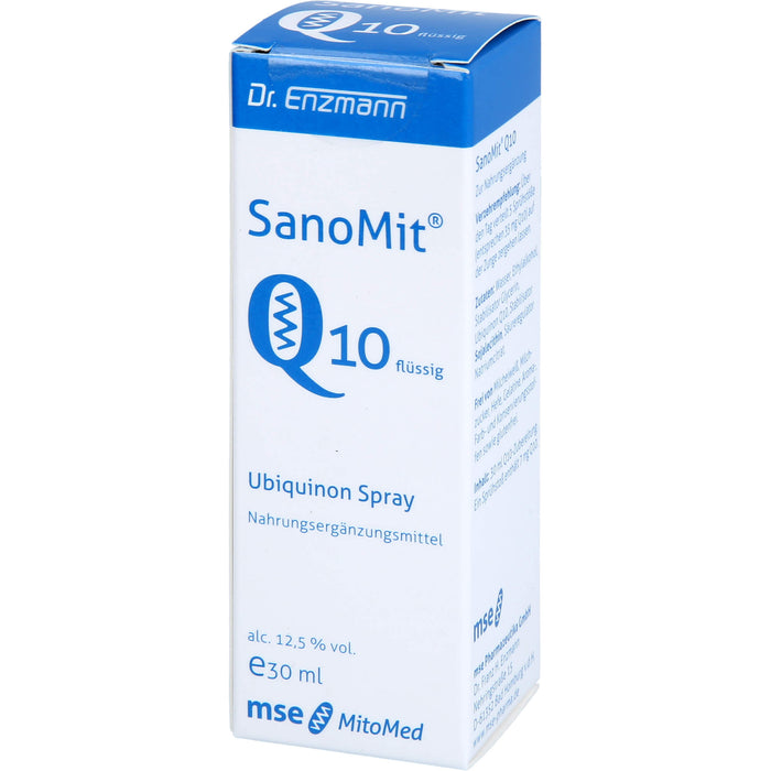 Sanomit Q10 flüssig Ubiquinon Tropfen, 30 ml Solution