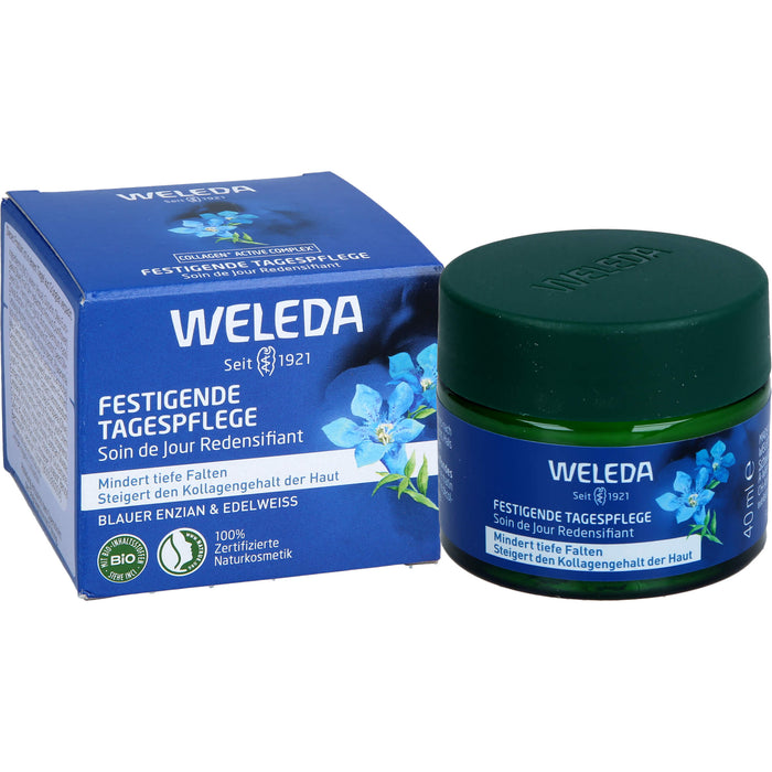 WELEDA festigende Tagespflege mindert tiefe Falten und steigert den Kollagengehalt der Haut, 40 ml Cream