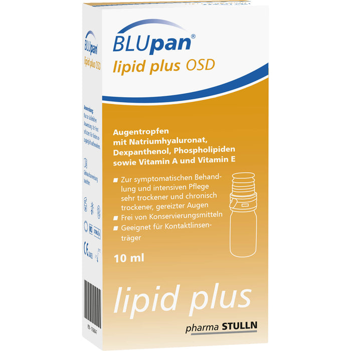 BLUpan lipid plus OSD Augentropfen, 10 ml Lösung