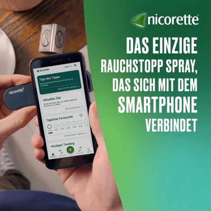 nicorette Mint Spray 1 mg/Sprühstoß, 2 pc Spray
