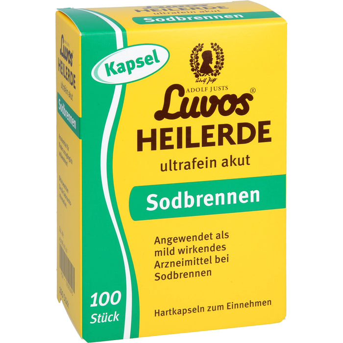 Luvos Heilerde ultrafein akut Kapseln bei Sodbrennen, 100 St. Kapseln