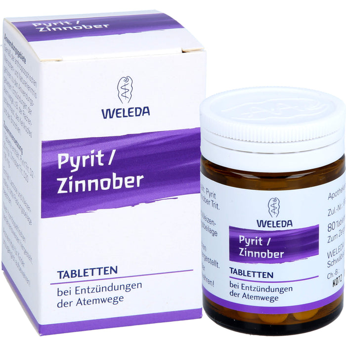 Pyrit Zinnober WELEDA Tbl., 80 pcs. Tablets