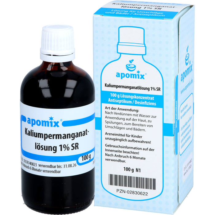 Kaliumpermanganat Loesung 1% SR, 100 ml Solution