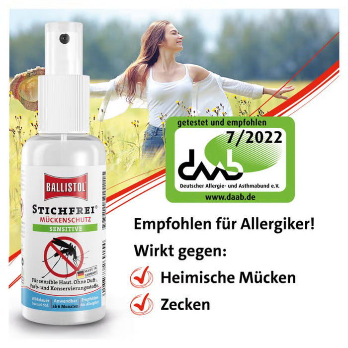 Ballistol Stichfrei Sensitiv, 100 ml Spray