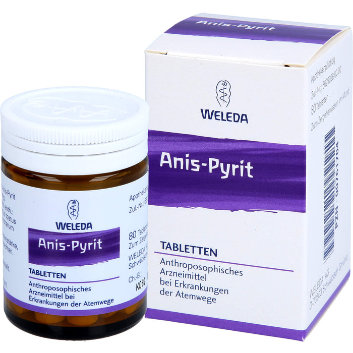 Anis pyrit WELEDA Tbl., 80 St. Tabletten