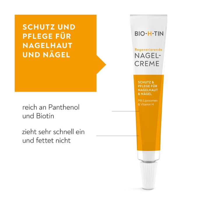 BIO-H-TIN Regenerierende Nagelcreme, 8 ml Creme