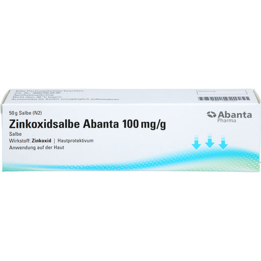 Abanta Pharma Zinkoxidsalbe 100 mg / g Hautprotektivum, 50 g Salbe
