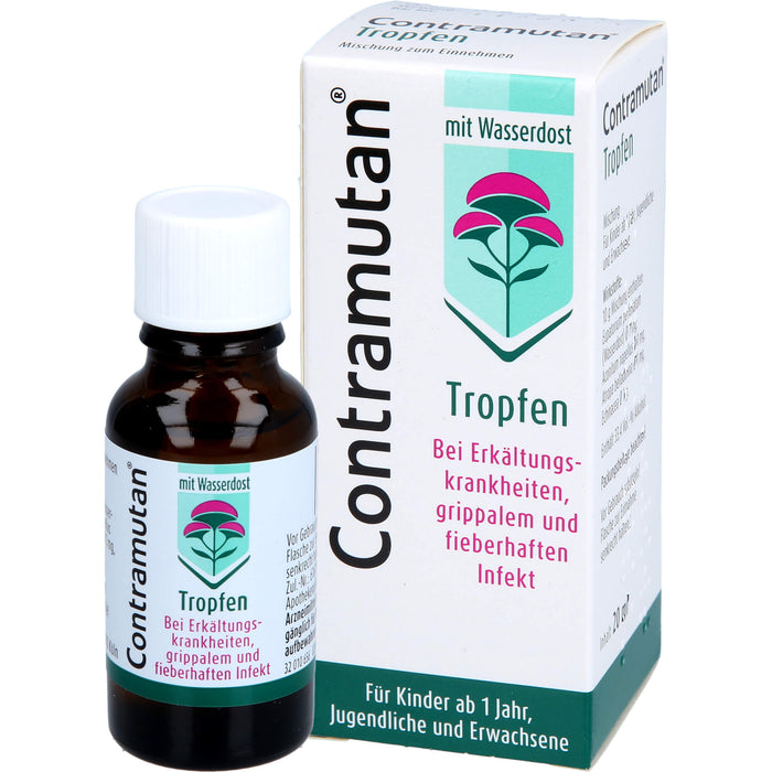 Contramutan Tropfen bei Erkältungskrankheiten, 20 ml Mixture