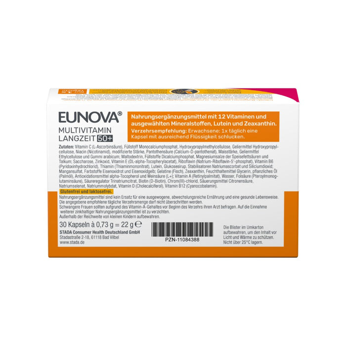 EUNOVA Langzeit 50+ Kapseln, 120 pc Capsules