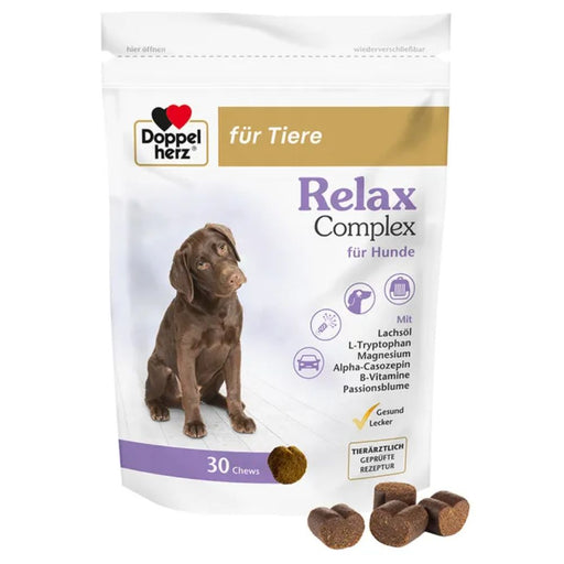 Doppelherz Relax Complex Chews für Hunde, 30 g Gummidrops