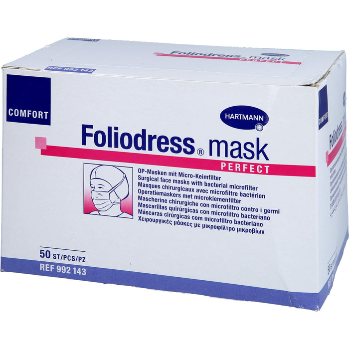 Foliodress mask comfort perfect grün OP-Masken, 50 St. Masken
