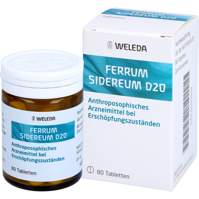 Ferrum sidereum D20 WELEDA Tabletten, 80 pc Tablettes