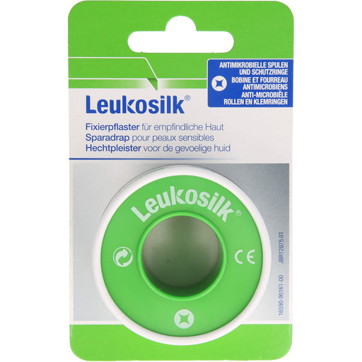 Leukosilk Blisterkarte 2,5 cm x 5 m, 1 St. Pflaster