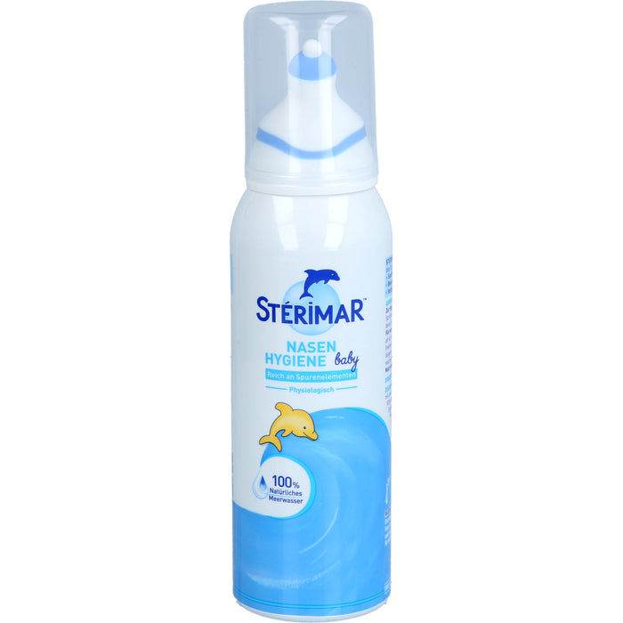 STERIMAR Nasenhygiene Baby 2 in 1 Nasenspray und Spülung zum Befeuchten der Nasenschleimhaut, 100 ml Lösung