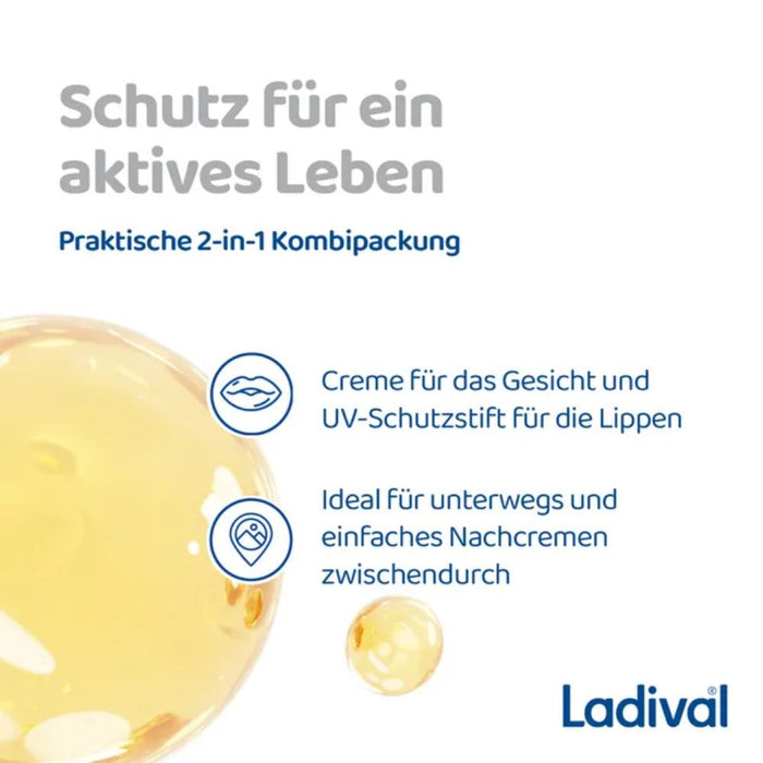 Ladival Aktiv Sonnenschutz Creme & Stift SPF 50+, 30 ml Crème