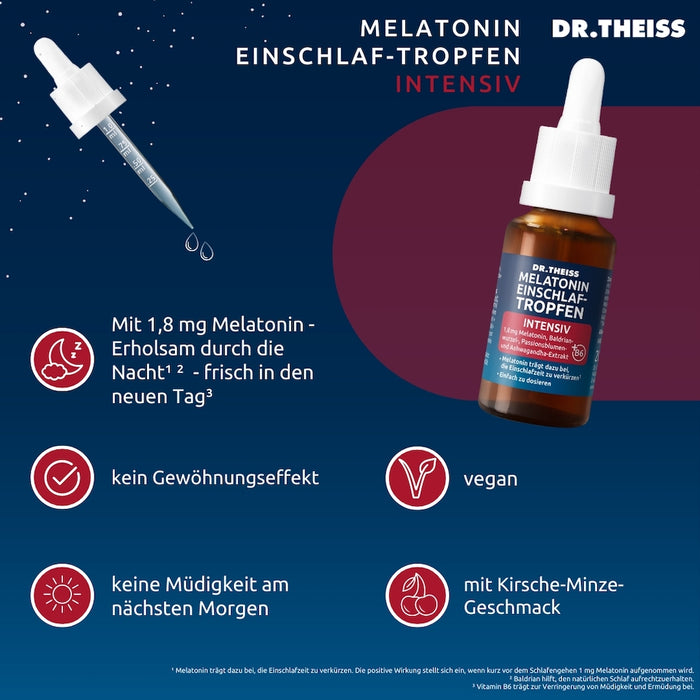 DR.THEISS Melatonin Einschlaf-Tropfen intensiv, 20 ml 