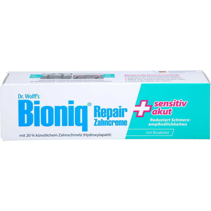 Dr. Wolff's Bioniq Repair-Zahncreme sensitiv akut, 75 ml Zahncreme