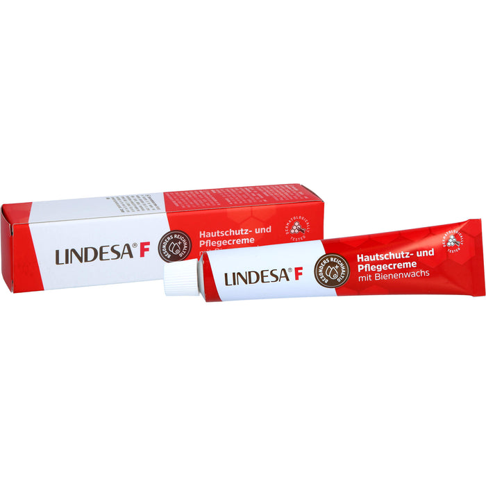 Lindesa F Hautschutz- und Pflegecreme mit Bienenwachs, 50 ml Crème