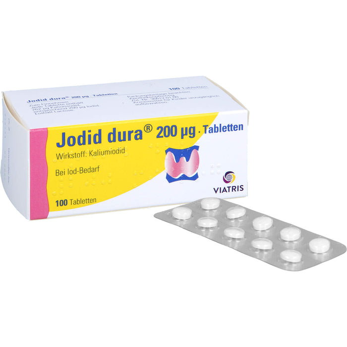 Jodid dura  200 µg, Tabletten, 100 St. Tabletten