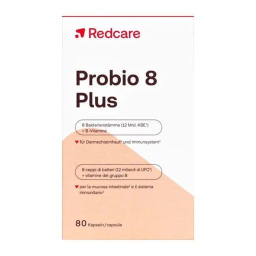 Redcare Probio 8 Plus Kapseln für Darmschleimhaut und Immunsystem, 80 St. Kapseln