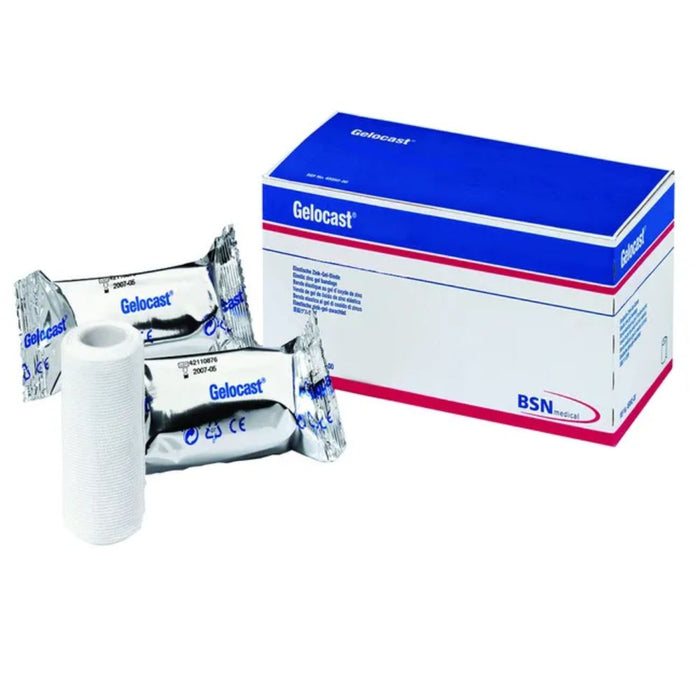 Gelocast 10 cm x 7 m Zinkoxid-Gel-Binde bei Traumata oder venös erkrankten Beinen, 1 St. Verband