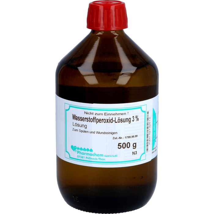 Pharmachem Wasserstoffperoxid Lösung 3%, 500 ml Lösung