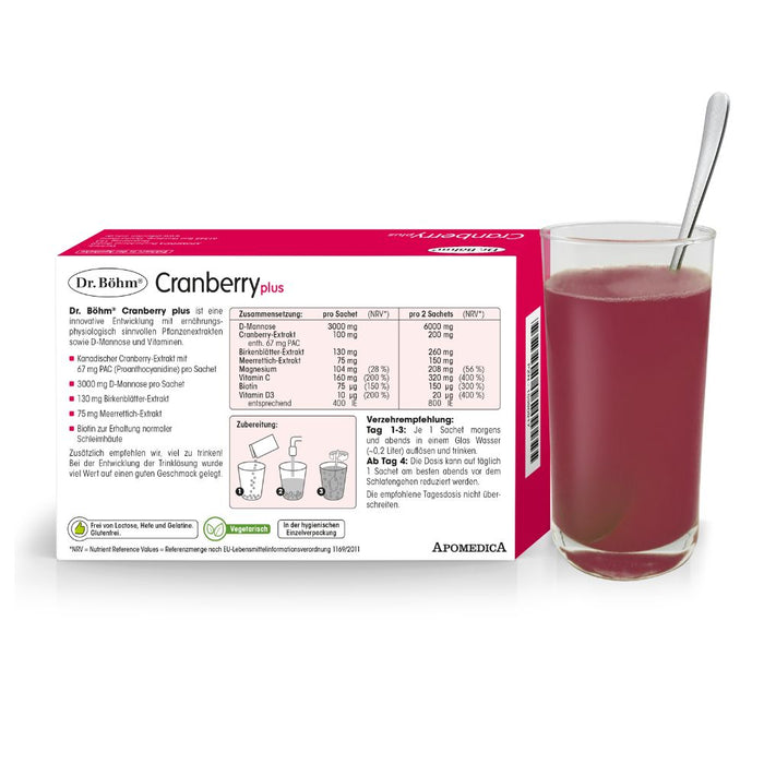 Dr. Böhm Cranberry plus, 10 pc Sachets