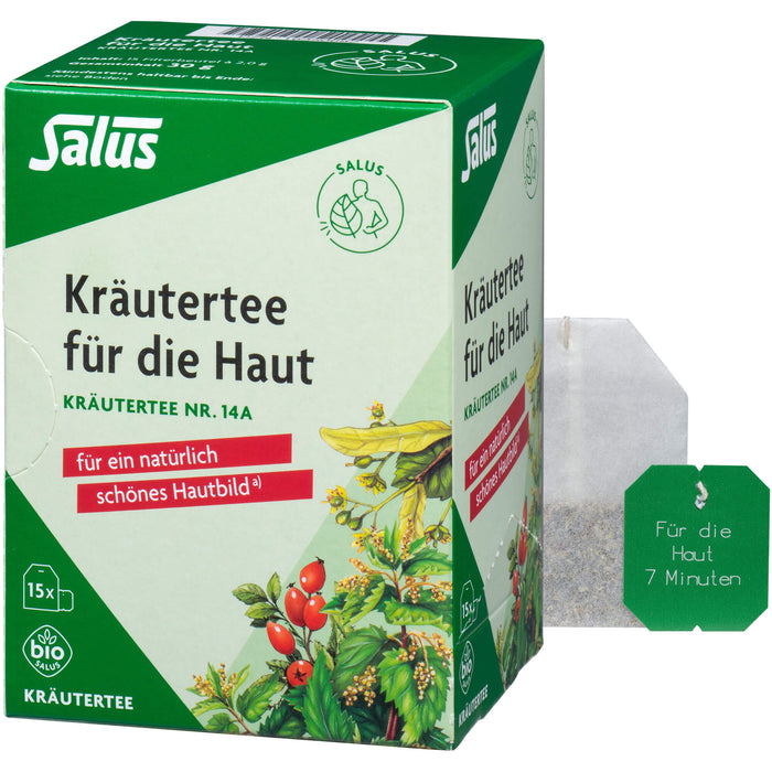 Salus Kräutertee für die Haut Nr. 14 a bio, 15 St. Beutel