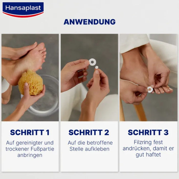Hansaplast Hühneraugen-Druckschutzringe, 20 pcs. Patch