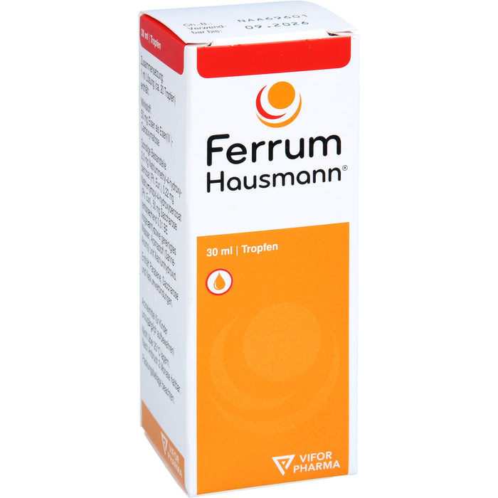 Ferrum Hausmann Tropfen zur Behandlung von Eisenmangel, 30 ml Solution