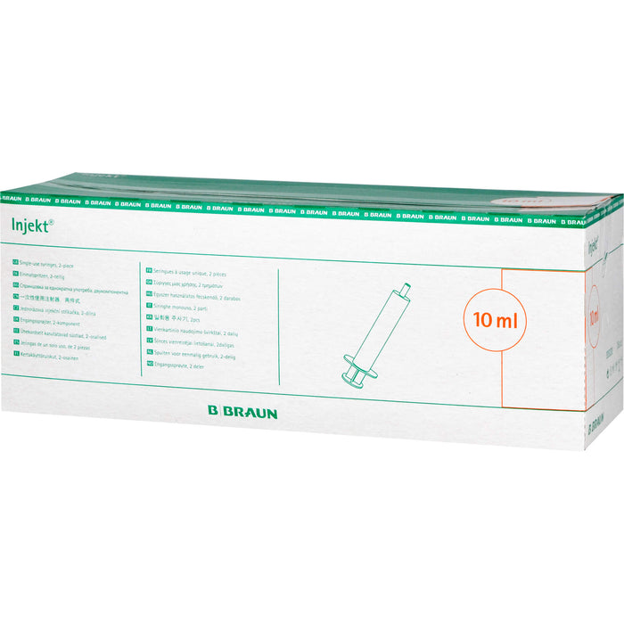 Braun Injekt 10 ml 2-teilige Einmalspritzen, 100 pc Seringues