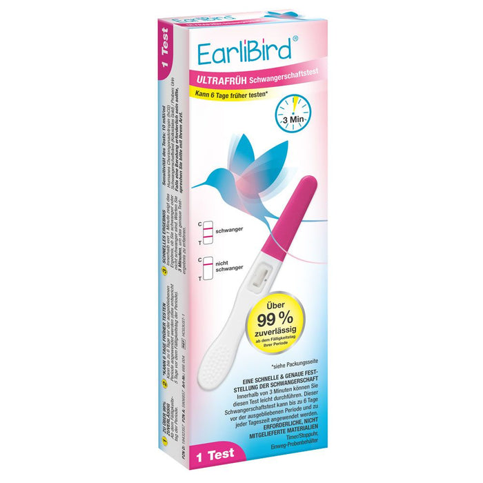Earlibird Schwangerschaftstest, 1 pc Test