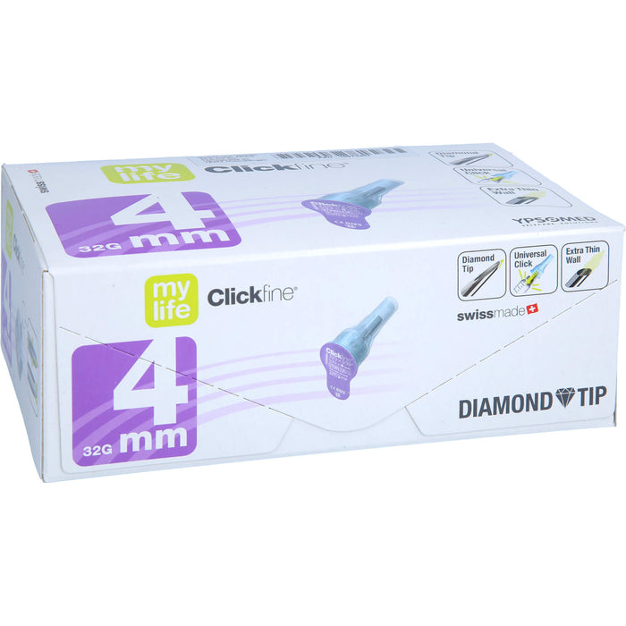 mylife Clickfine 4mm Kanülen, 100 pc Aiguilles