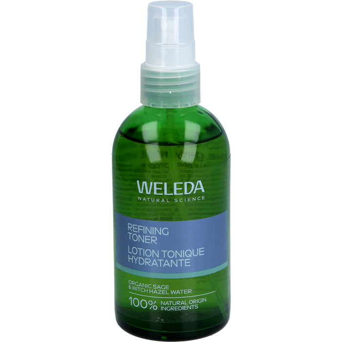 WELEDA Refining Hydra Toner für ein ebenmäßiges Hautbild, 150 ml Lösung
