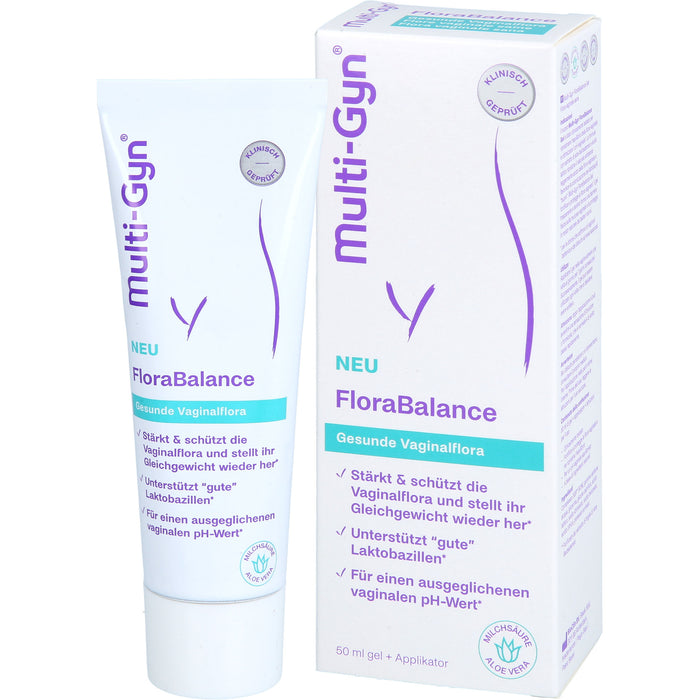 Multi-Gyn FloraBalance Gel zur Wiederherstellung, Stärkung und zum Schutz der Intimflora, 50 ml Gel