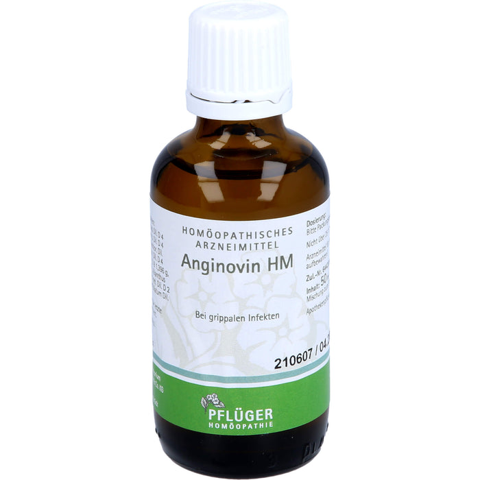 Pflüger Anginovin HM Tropfen bei grippalen Infekten, 50 ml Solution