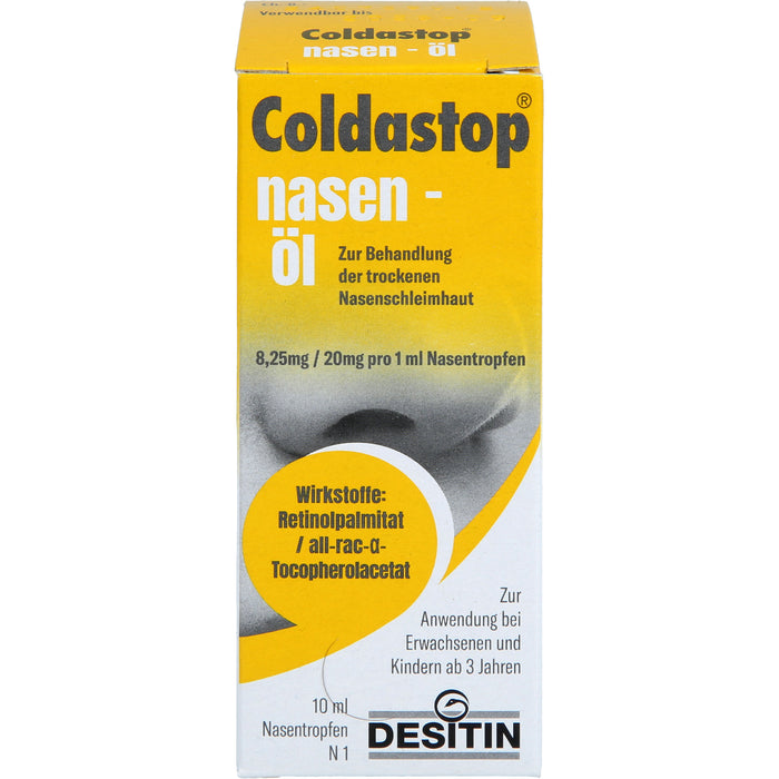 Coldastop Nasen-Öl bei trockener Nasenschleimhaut, 10 ml Öl