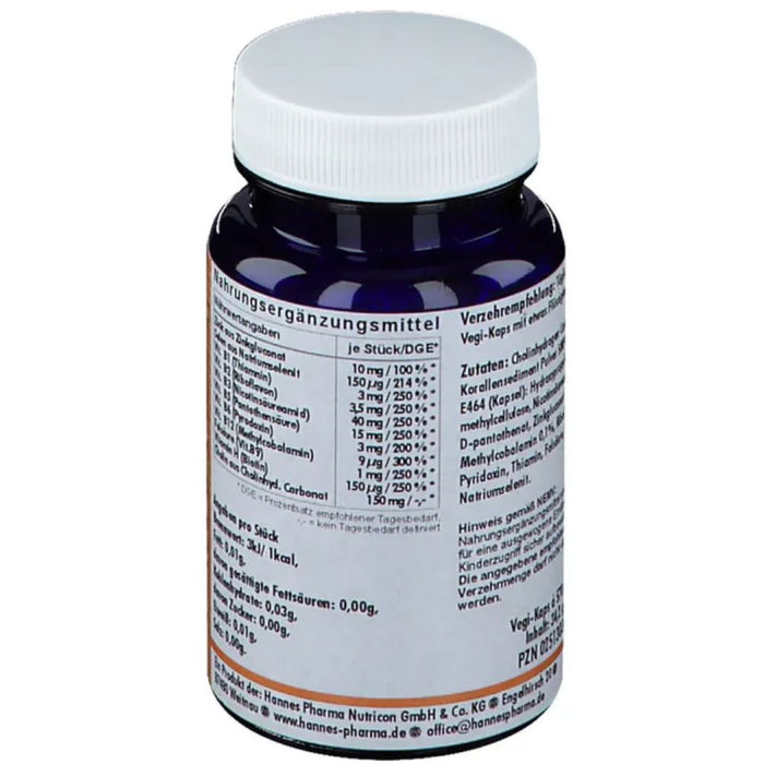 Hannes Selen-Zink-B Vegi-Kaps, 60 pcs. Capsules