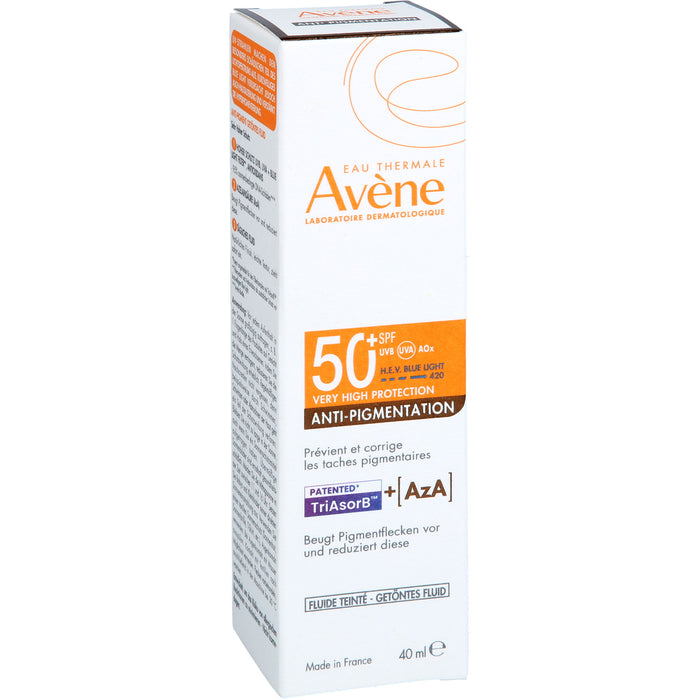 Avène Anti-Pigmentation getöntes Fluid LSF 50+ für empfindliche Haut, 40 ml Solution