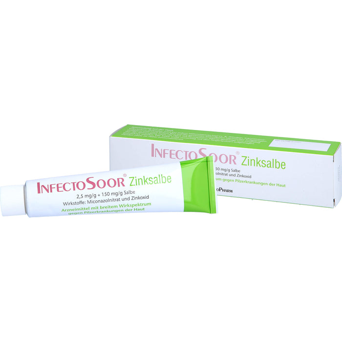InfectoSoor  Zinksalbe, 2,5 mg/g + 150 mg/g Salbe, 60 g Onguent