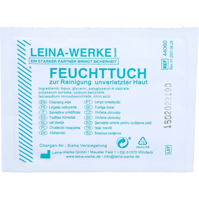 SENADA Feuchttuch zur Reinigung unverletzter Haut, 1 St. Tücher