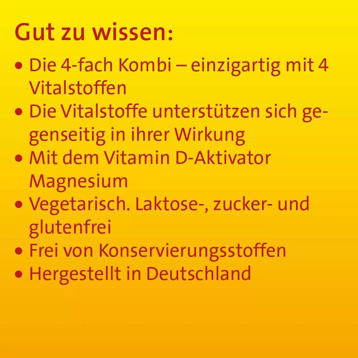 Vitamin D3 K2 Hevert plus Calcium und Magnesium 1.000 I.E. mit 4-fach Osteo-Formel für gesunde Knochen und Muskeln, 60 pc Capsules