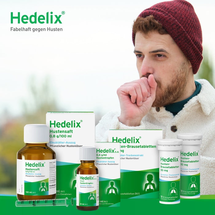 Hedelix Hustensaft – sanft und wirkungsvoll, 200 ml Solution