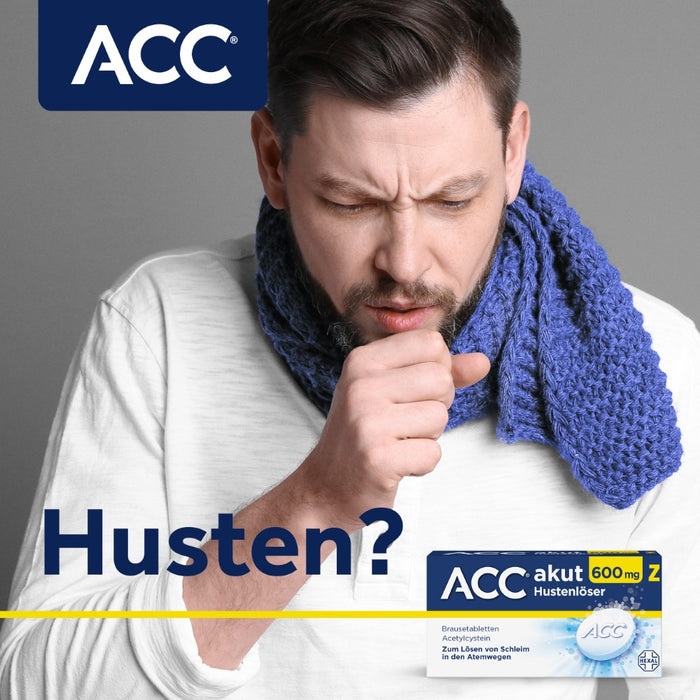 ACC akut 600 mg Z Hustenlöser Brausetabletten, 10 pcs. Tablets