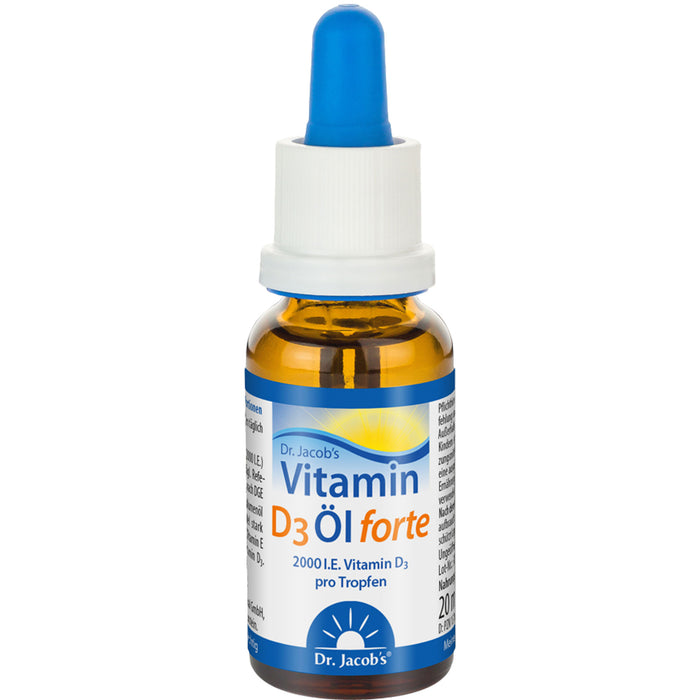 Vitamin D3 Öl forte 2000IE hochdosiert Dr. Jacob's, 20 ml Lösung