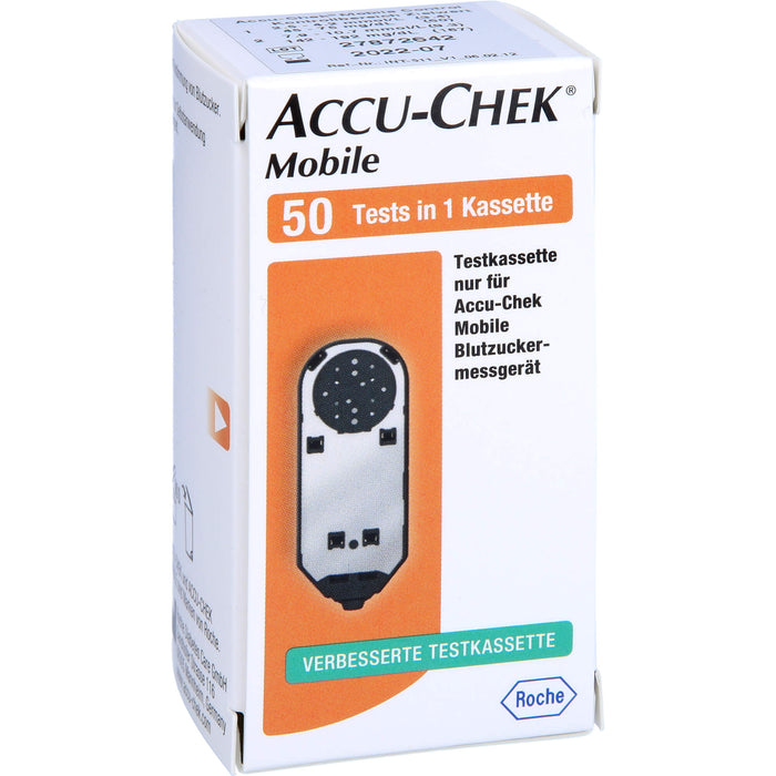 ACCU-CHEK Mobile axicorp verbesserte Testkassette, 50 pc Bandelettes réactives