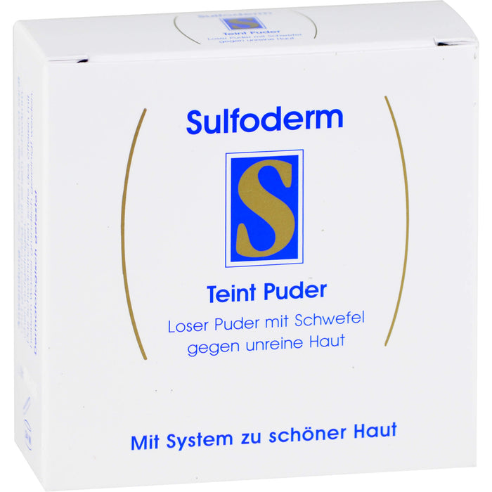 Sulfoderm S Teint Puder gegen unreine Haut, 20 g Puder