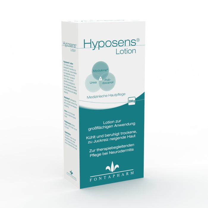 Hyposens Lotion kühlt und beruhigt trockene, zu Juckreiz neigende Haut, 500 g Lotion