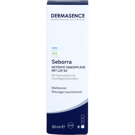 DERMASENCE Seborra getönte Tagespflege mit LSF 50, 30 ml Creme